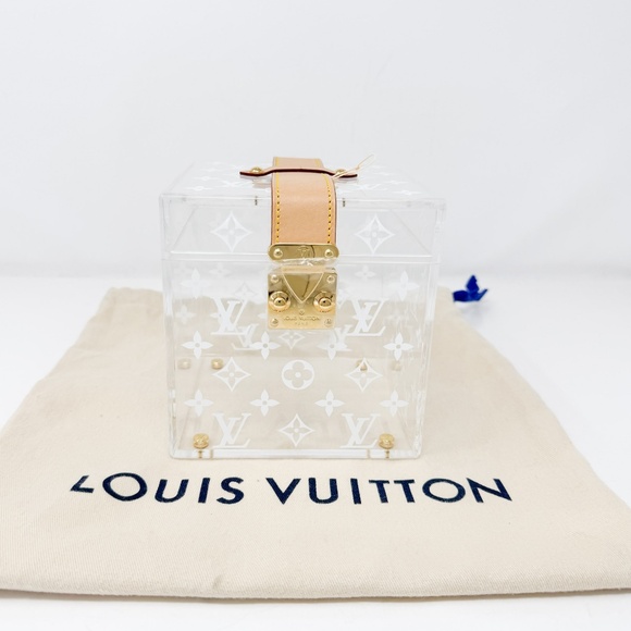 Louis Vuitton Clear Monogram Cube Box NWT - Picture 1 of 10